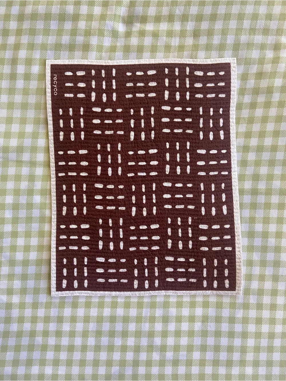 Set of 6 Patterned Swedish Dishcloths- Autumn Designs